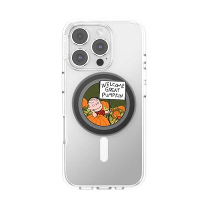 PopSockets Phone Grip for MagSafe, Magnetic Holder- Great Pumpkin - color: Welcome Great Pumpkin, style: MagSafe
