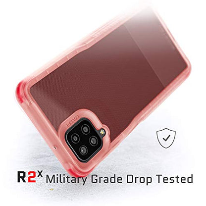Ghostek COVERT Galaxy A12 Case with Slim Fit Clear Pink Design and Non-Slip Grip Bumper Premium Shockproof Protection Thin Protective Phone Cover Designed for 2021 Samsung Galaxy A12 (6.5 Inch) (Pink) - color: Pink, size: Galaxy A12