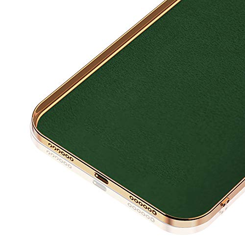 iPhone 12 Pro Max Ring Holder Case - 360 Degree Rotation Kickstand, Shiny Plating Rose Gold Edge, Magnetic Car Mount Compatible, Slim Soft Tpu for Women Girls, 6.7 Inch Gray - color: Gray, size: iPhone 12 Pro Max