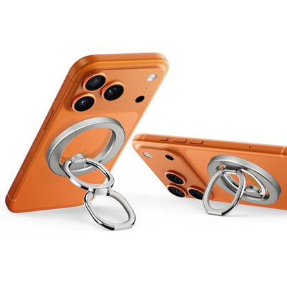 ESR Magnetic Phone Ring Holder for iPhone 17/16/15/14/13/12 - color: Natural Titanium