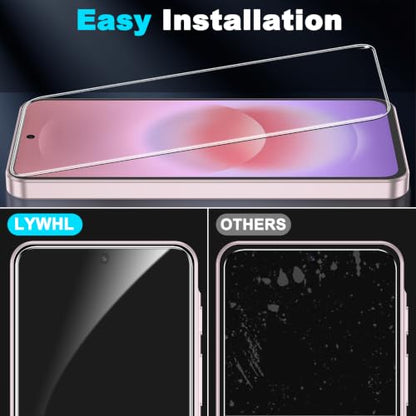 LYWHL 3+2 Pack for Samsung Galaxy A27 Tempered Glass Screen Protector - size: Samsung Galaxy A27