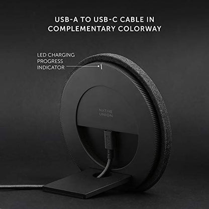 Native Union Dock Wireless Charger Stand - High Speed [Qi Certified] 10W Versatile Fast Wireless Charging Stand - Compatible with iPhone 11/11 Pro/11 Pro Max (Rose) - color: Rose