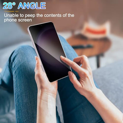 2 Pack Privacy Screen Protector for Samsung Galaxy S23