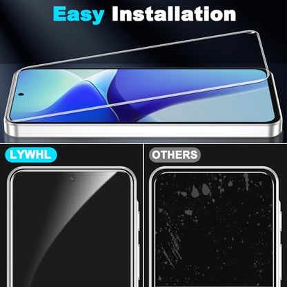 LYWHL 3+2 Pack for Samsung Galaxy A37/A57 Tempered Glass Screen Protector - size: Samsung Galaxy A37/A57