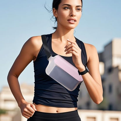 Waterproof Phone Pouch, Transparent and Touchable Fanny Pack for Women Men, Universal Beach Bags Waterproof Sandproof with Adjustable Waist Strap (Pink) - color: Pink