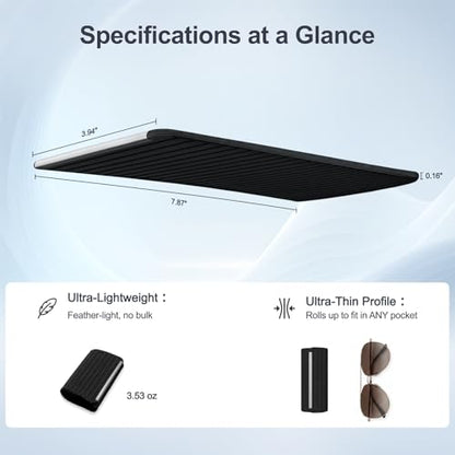 Foldable Silicone Phone Stand, Black, Anti-Slip, Multi-Angle - color: Black-light