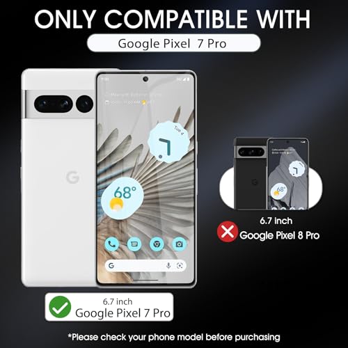 3 Pack Screen Protector for Google Pixel 7 Pro 6.7", HD Ultra-Thin Full Coverage Soft TPU Hydrogel Film Google Pixel 7 Pro - Fingerprint ID Compatible, Self-Healing, Touch Sensitive - size: Google Pixel 7 Pro