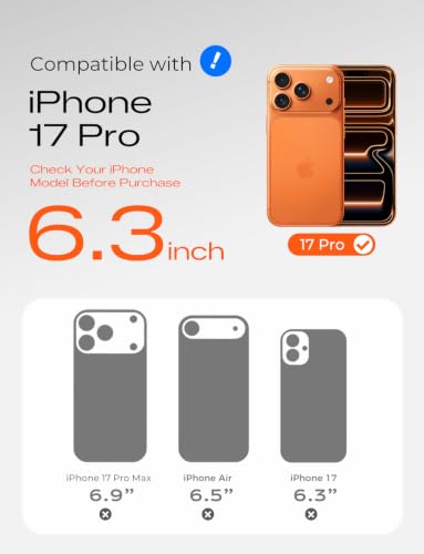 MAGIC JOHN 2 Pack AR Screen Protector for iPhone 17 pro with AR Anti Reflection [3D Full Coverage] Bubble Free and Auto Dust-Elimination, Easy Installation, 9H Military Grade HD Tempered Glass - size: iPhone 17 Pro 6.3inch