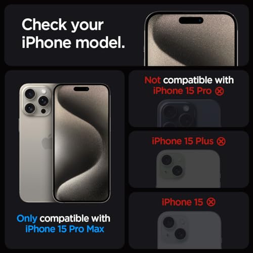 Spigen GlasTR EZ FIT Privacy Screen Protector for iPhone 15 Pro Max - size: iPhone 15 Pro Max