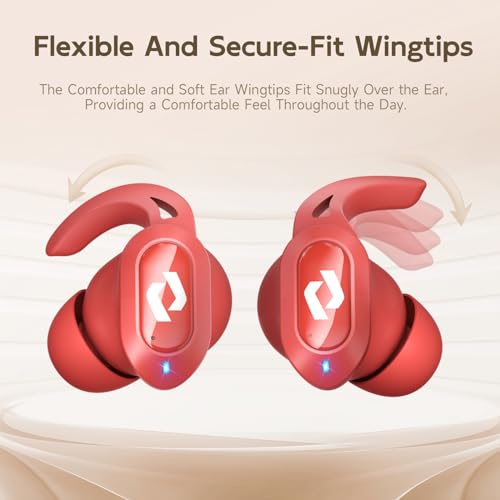Wireless Ear buds Bluetooth Earbuds Stereo Bass Built in Mic Headphones LED