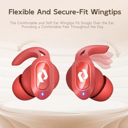 Wireless Ear buds Bluetooth Earbuds Stereo Bass Built in Mic Headphones LED