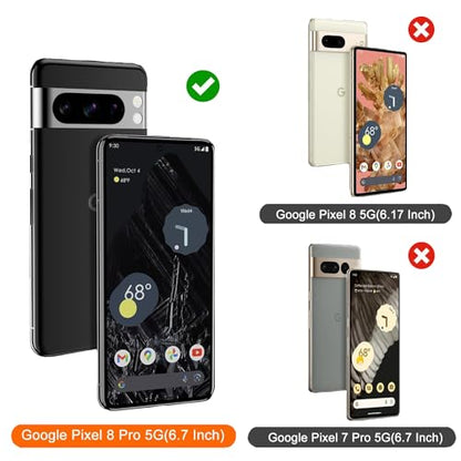 XDesign 3+3 Pack for Google Pixel 8 Pro Screen Protector 6.7 inch, 3 Pack Tempered Glass Screen Protector&3 Pack Camera Lens Protector - size: for Pixel 8 Pro Screen Protector