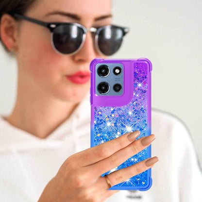 for Moto G 2025/2026 Case, Moto G Play 2026 Phone Case, Purple Blue - color: Purple and Blue