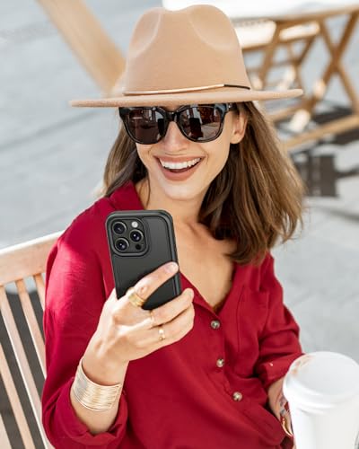 Mobnano Compatible with iPhone 15 Pro Case, with Multicolor Protective Shockproof Bumpers, Crystal Clear Back Not Yellowing Anti-Scratch Hard PC Back & Soft Silicone TPU Frame Cover - Black - color: Black, size: iPhone 15 Pro