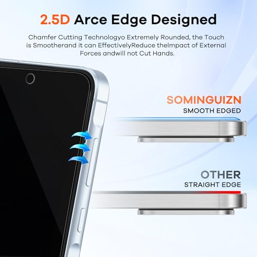3+3 for Samsung Galaxy A35 5G Privacy Screen Protector Camera Protector - size: Galaxy A35 Privacy
