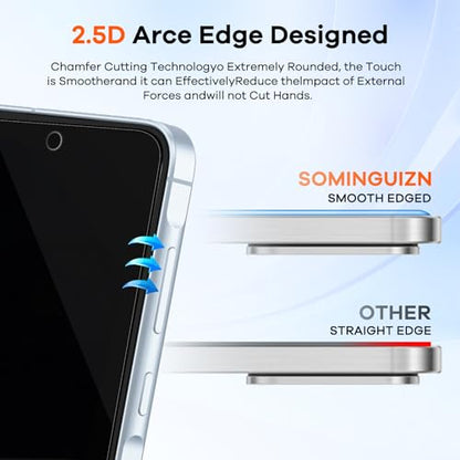 3+3 for Samsung Galaxy A35 5G Privacy Screen Protector Camera Protector - size: Galaxy A35 Privacy