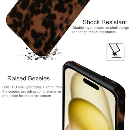for iPhone 14 Plus Case Tortoise Shell Cute Design | [Military Grade Protection], 8FT Drop Resistant Shockproof Heavy Duty Phone Case Cover Women Men for iPhone 14 Plus 6.7” - size: iPhone 14 Plus