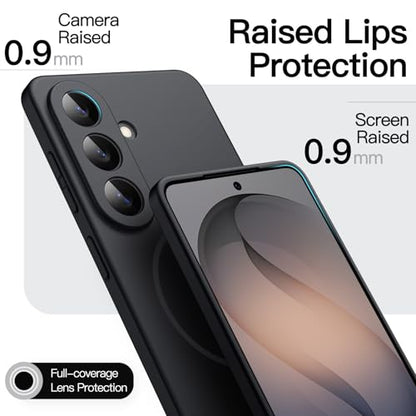JETech Magnetic Slim Case for Samsung Galaxy S26, Black - color: Black, size: Galaxy S26