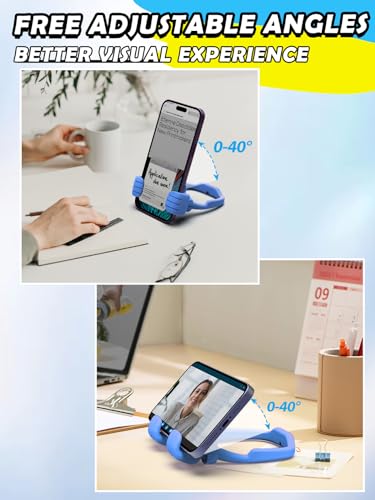 Teen Boys Gifts for Men Adults Stocking Stuffers Thumbs Up Cellphone Stand - color: Blue