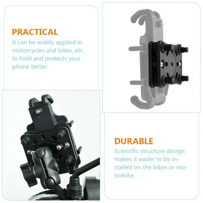 NOLITOY Motorcycle Phone Rack with Impact Absorption Vibration Buffering
