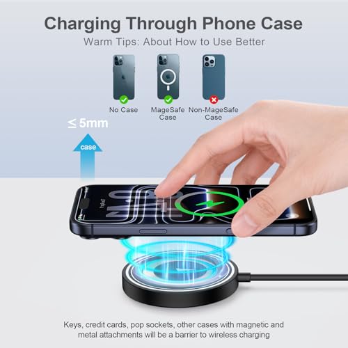 for Google Pixel 10 Pro Fold 11 Magnetic Wireless Charger Fast Charging Pad - color: Black