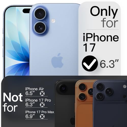 JETech Magnetic Slim Case for iPhone 17, Mist Blue - color: Mist Blue, size: iPhone 17