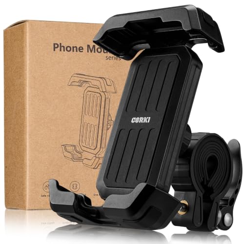 corki Bike Phone Holder, Handlebar Mount for Ebike Scooter Motorcycle