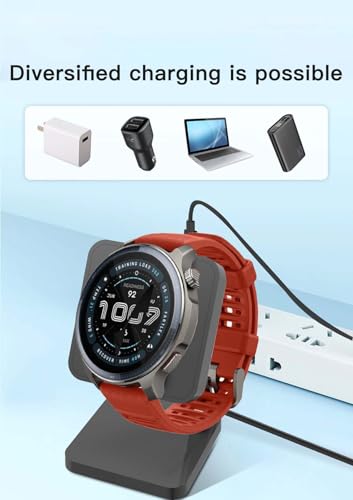 Charger Stand Dock for Amazfit Balance 2 Smartwatch,Magnetic Fast Safe Charging Stand,Replacement Charging Dock for Amazfit Balance 2 Smart Watch