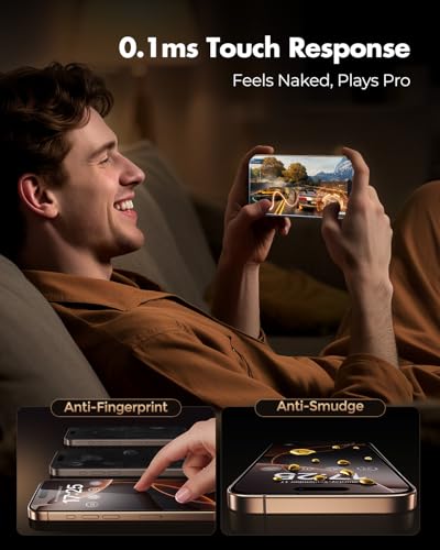 UNBREAKcable 3-Pack Screen Protector for iPhone 16 Pro Max,Tempered Glass | Shatterproof Glass [Easy Install][Auto Dust-Elimination][Bubble-Free][99.99%HD Clear][1:1 Full Coverage] - size: iPhone 16 Pro Max