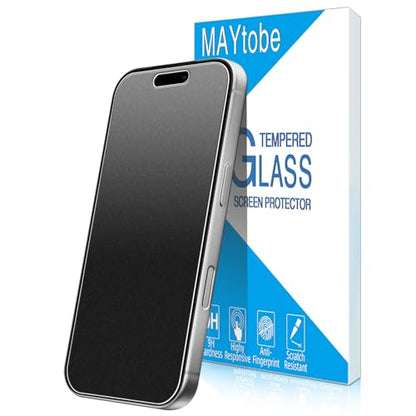 MAYtobe [2-Pack Matte Screen Protector for iPhone 17 Pro Tempered Glass | Anti-Fingerprint, Smooth as Silk, Anti Scratch, Easy to Install, Anti-Reflection - size: iPhone 17 Pro (Matte)