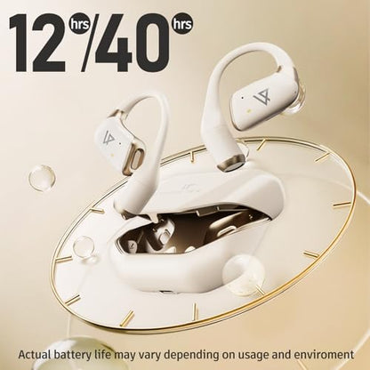 LYPERTEK SoundFree S40 Open Ear Earbuds, Bluetooth Headphones - color: S40-Beige
