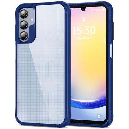 HOOMIL Case for Samsung Galaxy A25, Non-Yellowing, Drop Protection, Anti-Scratch Transparent Hard Back Phone Cover - Blue - color: Blue, size: A25 5G