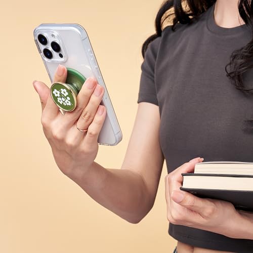 PopSockets Phone Grip for MagSafe, Magnetic Holder- Floral Relief - color: Floral Relief, style: MagSafe