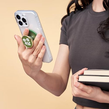 PopSockets Phone Grip for MagSafe, Magnetic Holder- Floral Relief - color: Floral Relief, style: MagSafe