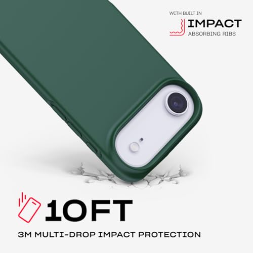 Tech21 EvoLite Case for iPhone 17 Air – Quantum Green | Slim Protective Case | Impact Protection | Wireless Charging Compatible - color: Green, size: iPhone 17 Air