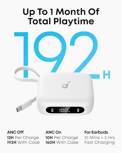 Soundcore P41i by Anker Adaptive Noise Cancelling Earbuds(Renewed)