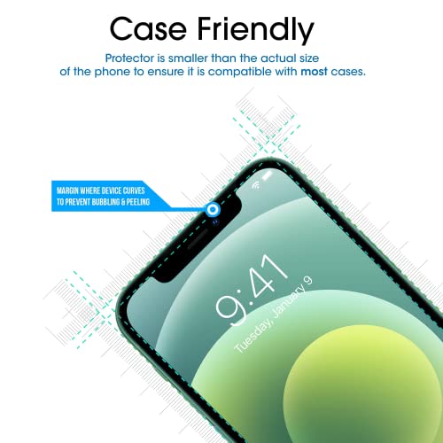 amFiIm OneTouch for iPhone 12 Mini Screen Protector 5.4" Tempered Glass - size: IPH12Mini-5.4"
