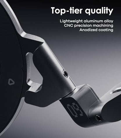 Aulumu G09 Magnetic Ring Grip | Omnidirectional Rotation | MagSafe Compatible | Aluminium Alloy Construction | Stable Dual-Sided Magnetic Attachment | Includes Handle Ring Phone Stand- Black - color: Black