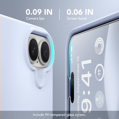 GONEZ Magnetic for iPhone 16 Case, Silicone Cover Baby Blue - color: Baby Blue, size: Iphone 16