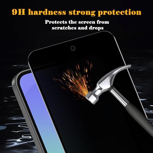 2 Pack Privacy Screen Protector for Samsung Galaxy A36, Tempered Glass Film full Coverage Anti Scratch, Anti-Spy, 9H Hardness, Bubble Free for Samsung Galaxy A36 Privacy Screen Protector - size: Samsung Galaxy A36