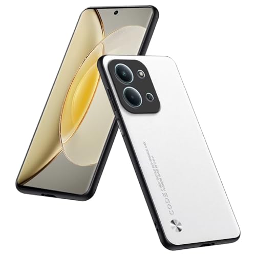 Phone Case Compatible with Smartphone, Compatible with Redmi 15C / Poco C85 (Phone Dimension Size 173.16x81.07x8.2mm) (6.9"), Protective Cover in PU Leather - White - color: White, size: Redmi 15C/POCO C85 173.16