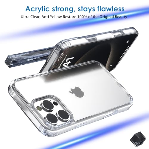 Ultra-Clear Hybrid Case Shockproof & Anti-Yellowing Phone Case | TPU + Acrylic Dual Protection | Slim Fit & Scratch-Resistant Design for iPhone 13 pro max - size: iphone 13 pro max