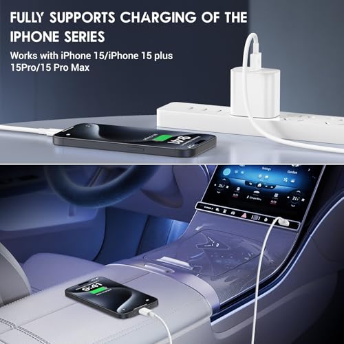 QZIIW 4Pack Apple USB C Fast Charging Cable 3FT for iPhone 17 16 15 Pro max - size: 3FT+3FT+3FT+3FT