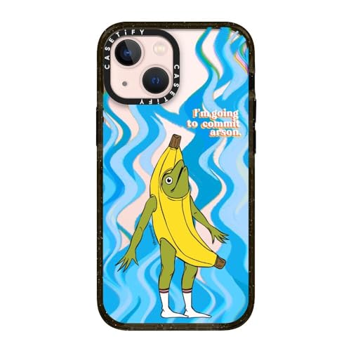 CASETiFY for iPhone 13 Mini Case - Impact | Slim Fit | 6.6 ft. Drop Protection | Arson Banana | Black - color: Arson Banana, size: Iphone 13 Mini (5.4")