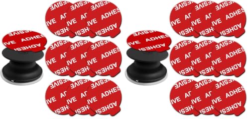 AZXYI Very High Bond Sticky Adhesive, 18 Pack Adhesive Replacement for Socket Base, 1.4 inches Double Sided Sticker Tapes for Phone Collapsible Grip & Stand Base - size: 1.4 inches Diameter (Pack of 2)