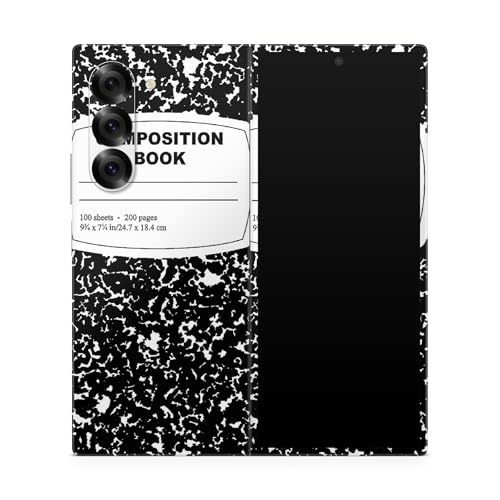 Phone Skin Compatible with Samsung Galaxy Z Fold 6 - Composition Book - Premium 3M Vinyl Protective Wrap Decal Cover - Easy to Apply | Crafted in The USA by MightySkins - color: Composition Book, style: Matte Finish
