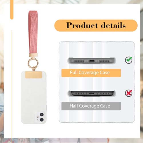Bememo 3 Pcs Phone Wrist Strap - color: Pink, Light Purple, Dark Purple