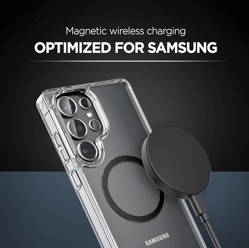 Galvanox Magnetic Wireless Charger for Samsung, 25W Fast Charging Pad with 30W PPS USB-C Wall Adapter, Removable USB-C Cable, LED Charging Indicator, Compatible with Galaxy S Series (10, Feet) - size: 10 FT