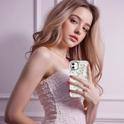 Cute Phone Case Compatible with iPhone 11, Vine Flowers Aesthetic Floral Pattern Case, Soft TPU Shockproof Bumper Cover for Girls Women - size: iPhone 11