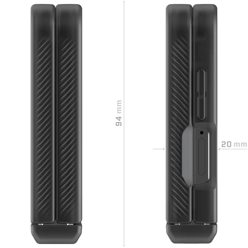 Ghostek Covert Clear Flip 7 Case with Built-in Kickstand, MagSafe and Full Hinge Protection Designed for 2025 Samsung Galaxy Z Flip7 (6.9") (Smoke Matte) - color: Smoke Matte, size: Galaxy Z Flip 7